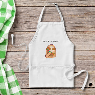 Tablier Funny Sloth Manger Burrito