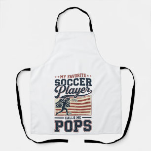 Tablier Funny Soccer Pops Vintage Engraving Conception de 