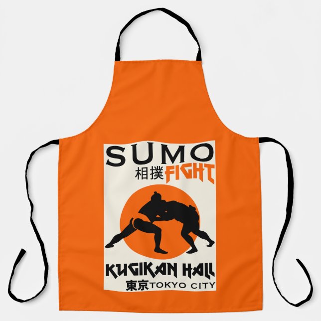 Tablier Funny Sumo Wrestler (Recto)