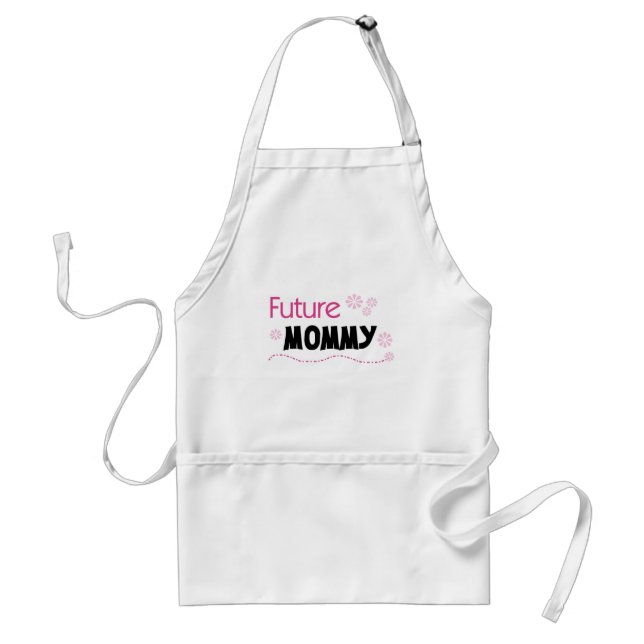 Tablier Futurs tee-shirts et cadeaux maman (Devant)