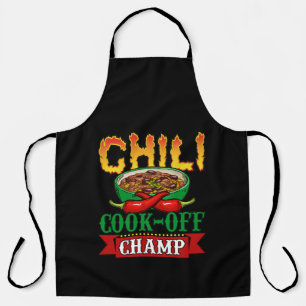 Tablier Gagnant de la compétition Chili Cook Off Champ