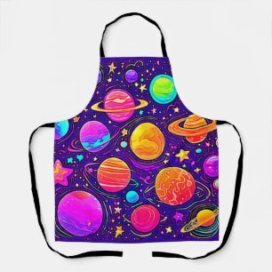 Tablier Galaxie Whimsical en teintes douces