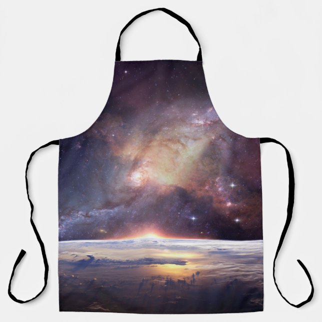 Tablier Galaxy star infinity cosmos dark (Recto)