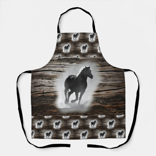 Tablier Galloping de Wild Horse (Recto)