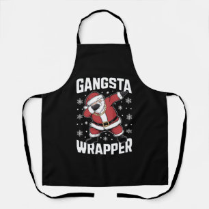 Tablier Gangsta Wrapper Dabbing Père Noël Noël