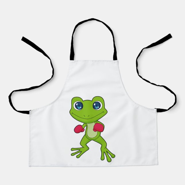 Tablier Gants de boxe de grenouille (Recto)
