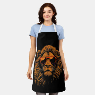 Tablier Garçons Enfants Drôle Lion Animal