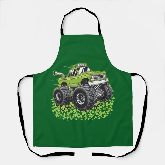 Tablier Garçons Jour de la Saint Patrick Toddler Lucky Mon (Recto)