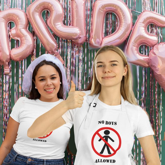 Tablier Garçons non admis (Créateur téléchargé)