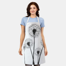 Gardener/Chef Apron avec tête de semence Dandelion