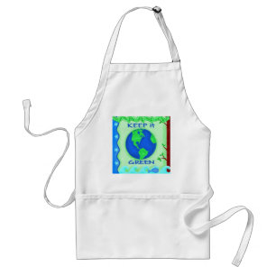 Tablier Garder vert Sauver la Terre Environnement Art