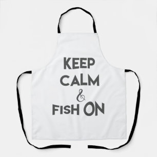 Tablier Gardez Le Calme Et Le Poisson Sur