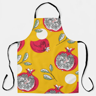 Tablier Garnet fruit main dessiné sans couture motif. Vint
