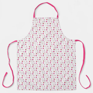 Tablier Gâteau rose sucré Pops Polka Dot Baking Foin