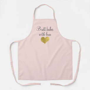 Tablier Gâteaux personnalisés avec amour Accueil Baker's P