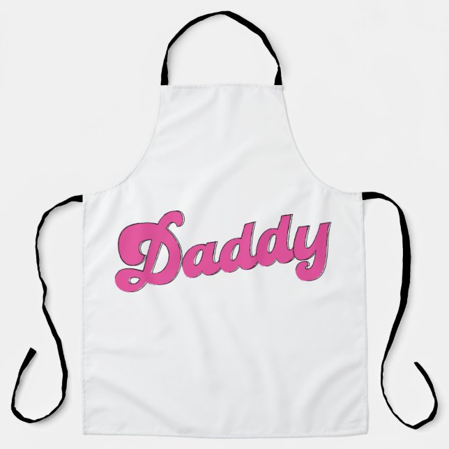 Tablier Gay pride LGBT Ours Rose Gay Daddy (Recto)