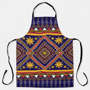 Tablier Geometric ethnic oriental ikat pattern traditional