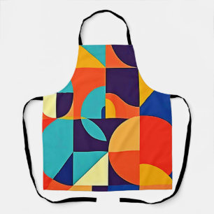 Tablier Géométrie moderne colorée