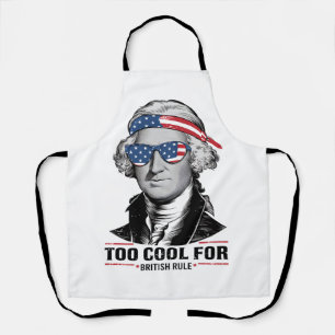 Tablier George Washington Cool Pour la British Rule 4 juil