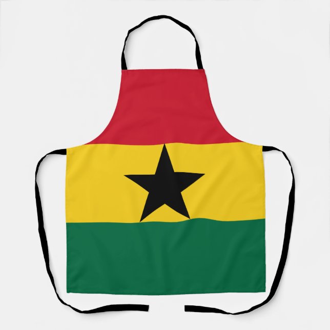 Tablier Ghana Flag Love Fête de l'Indépendance (Recto)
