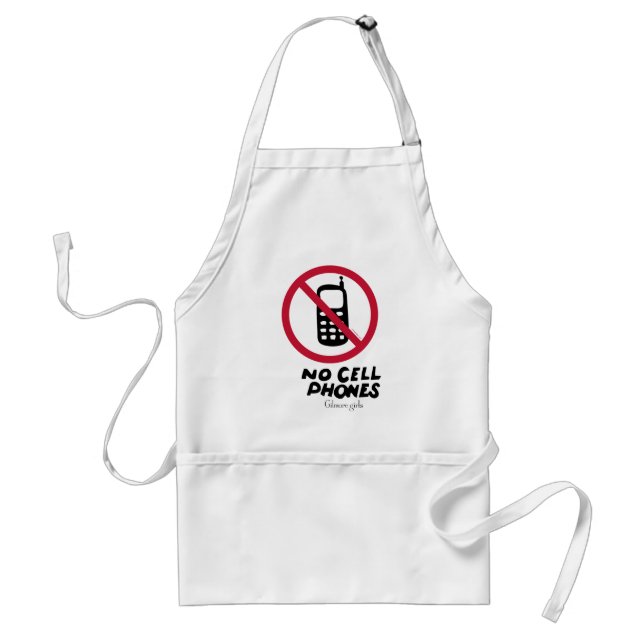 Tablier Gilmore Girls | Luke's Diner - Pas de téléphone po (Devant)