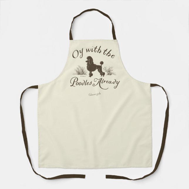 Tablier Gilmore Girls | Oy With the PoodlesDesign (Recto)