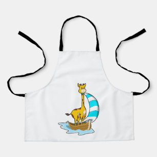 Tablier Girafe avec voilier