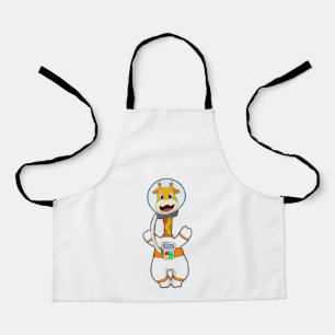 Tablier Giraffe en astronaute en costume