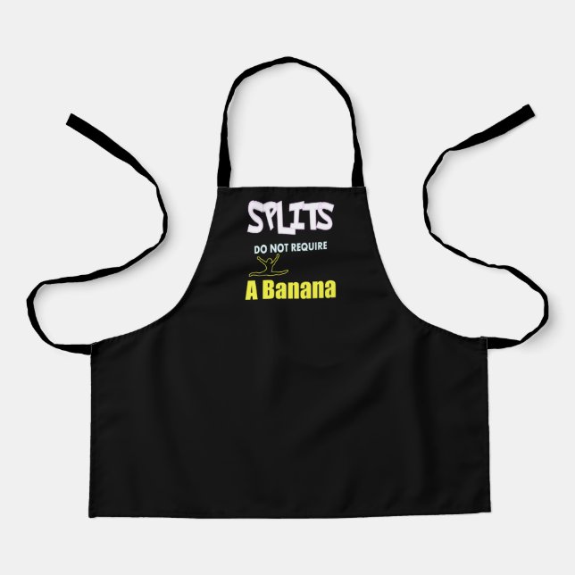 Tablier Girls Gymnastique Banana Splits Citation (Recto)