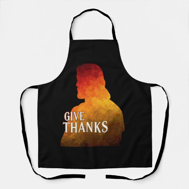 TABLIER GIVE THANKS APRON (Recto)