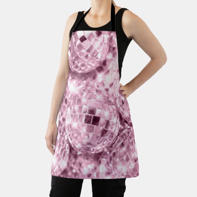 Tablier Glam à balles disco #12 #retro #wall #art (Insitu)