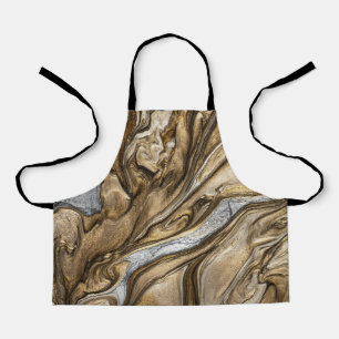 Tablier glamour 001 couleurs marron liquide