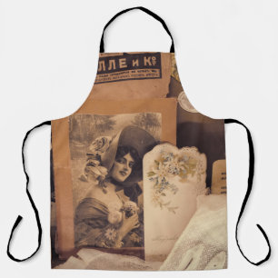 Tablier Glamour nostalgique : Portraits russes Vintages.