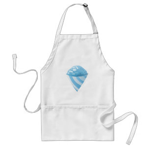 Tablier Glitch Food sno cone blue