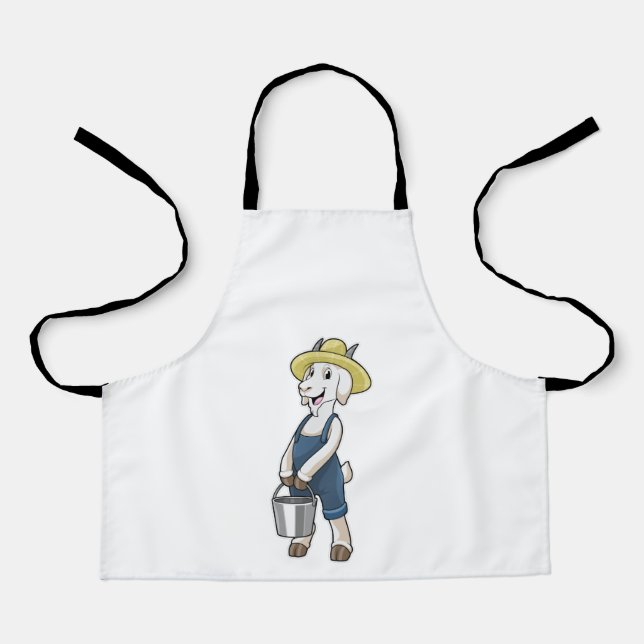 Tablier Goat as Farmer with Bucket (Recto)