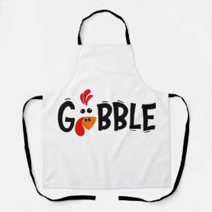 Tablier Gobble Funny Thanksgiving Turquie fête