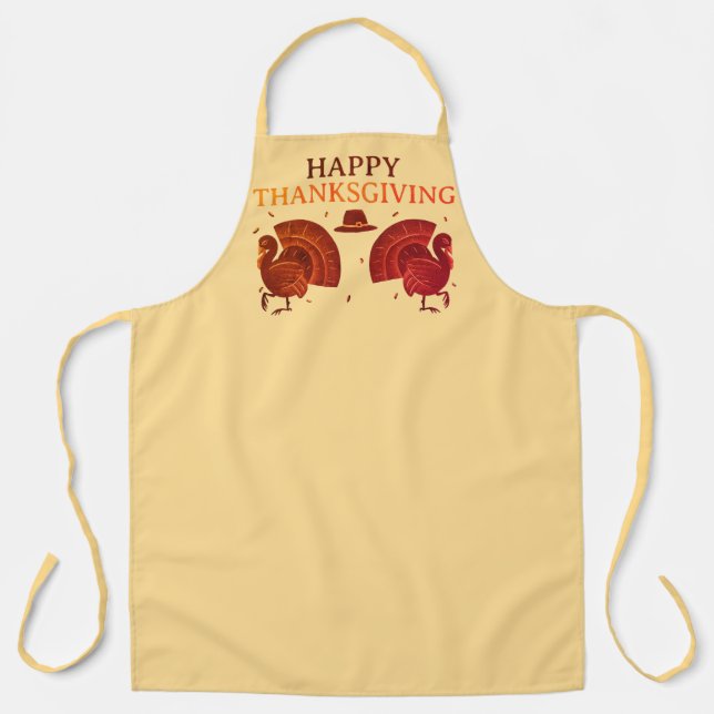 Tablier Gobble Gobble Thanksgiving Apron (Recto)