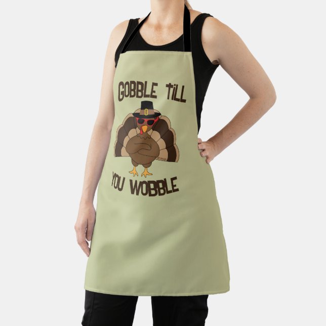 Tablier Gobble jusqu'à ce que vous tourbillonnez la dinde  (Insitu)