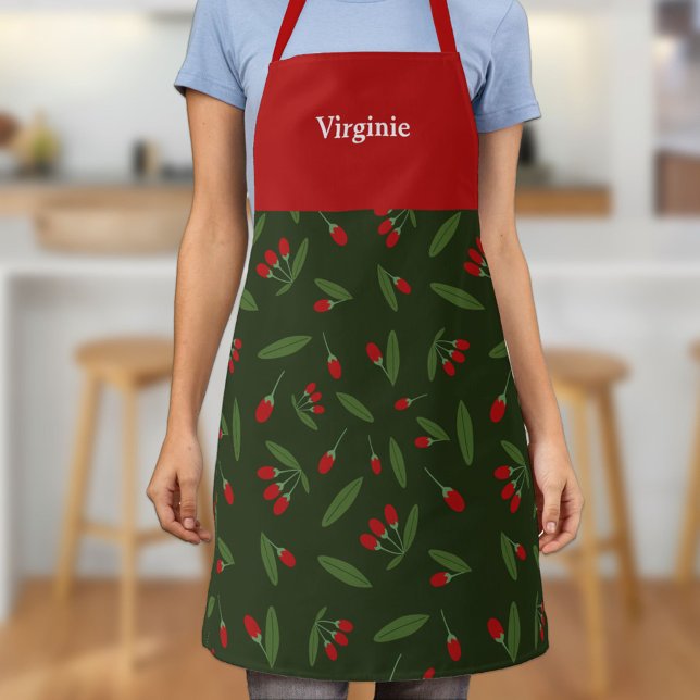 Tablier Goji Berries (Goji Berries Apron)