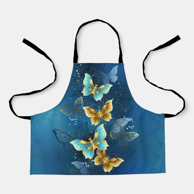 Tablier Golden butterflies (Recto)