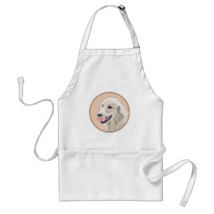 Tablier Golden Retriever avec Tennis Ball Peinture Chien A