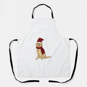 Tablier Golden Retriever Buffalo Plaid Retriever Dog Lover