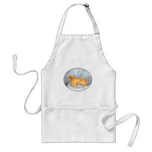 Tablier Golden Retriever en Hiver