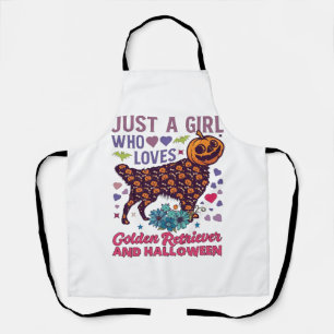 Tablier Golden Retriever Halloween_1