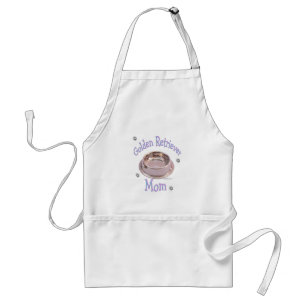 Tablier Golden Retriever Mom Apron
