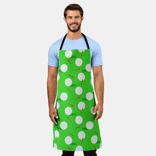 Tablier Golf Golfing, Amusants Golf Balls et Tee - shirts (Porté)