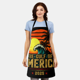 Tablier Golfe des USA Amérique Est 2025 Retro Vintage