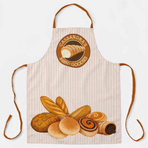 Tablier Goodies cuites Pâtisserie Pain Baker Logo Grandes