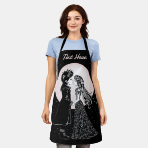 Tablier Gothique Emo Enfants Kiss Valentine's Day