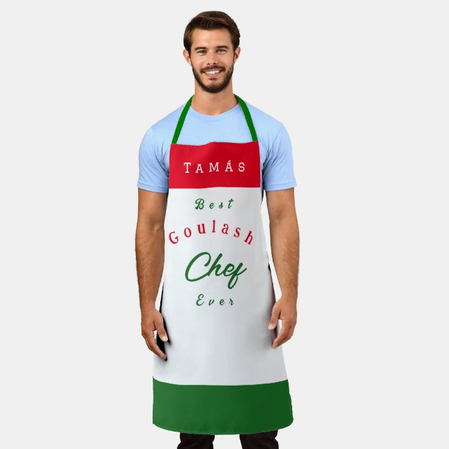Tablier Goulash Chef personnalisé (Porté)
